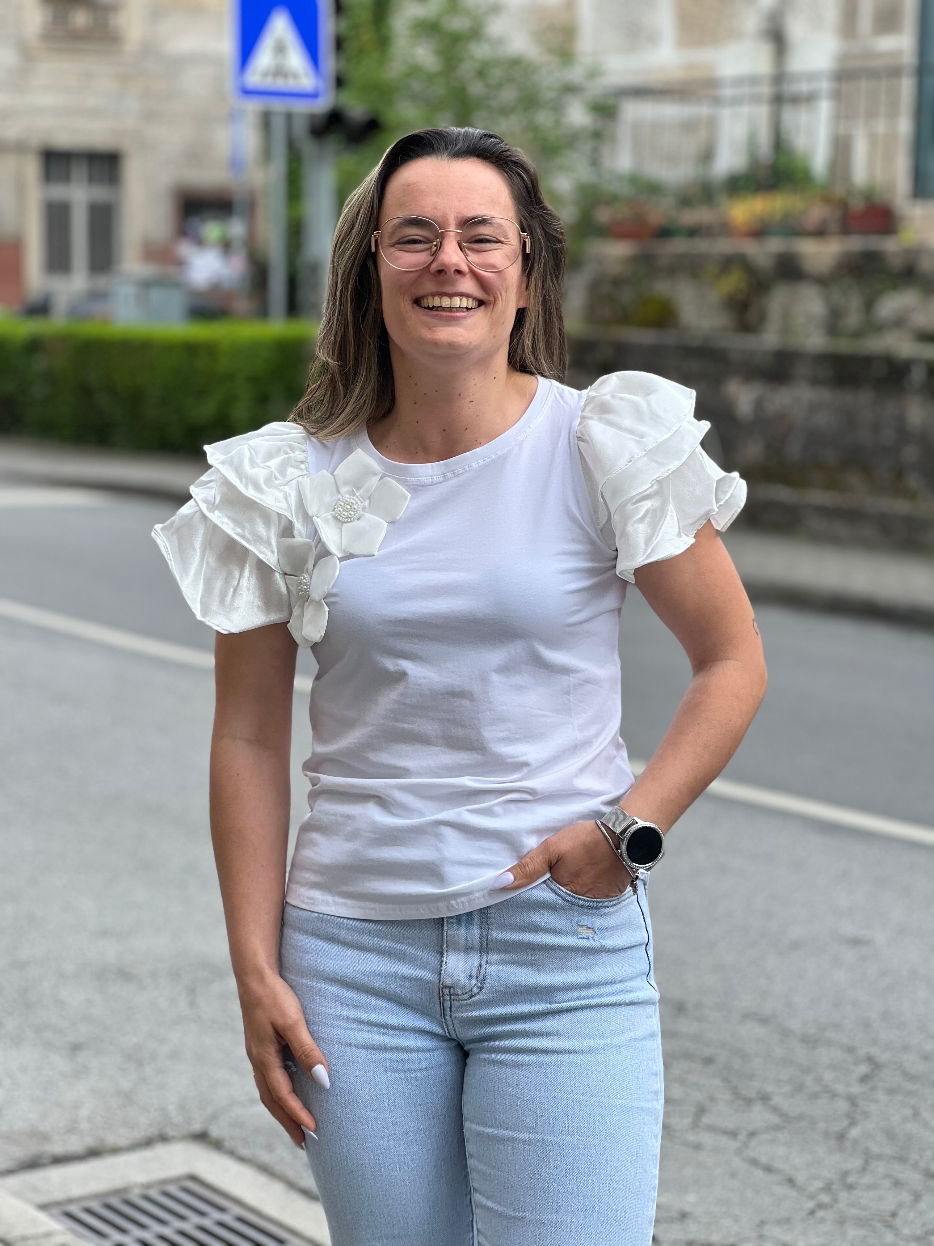 T-shirt flower