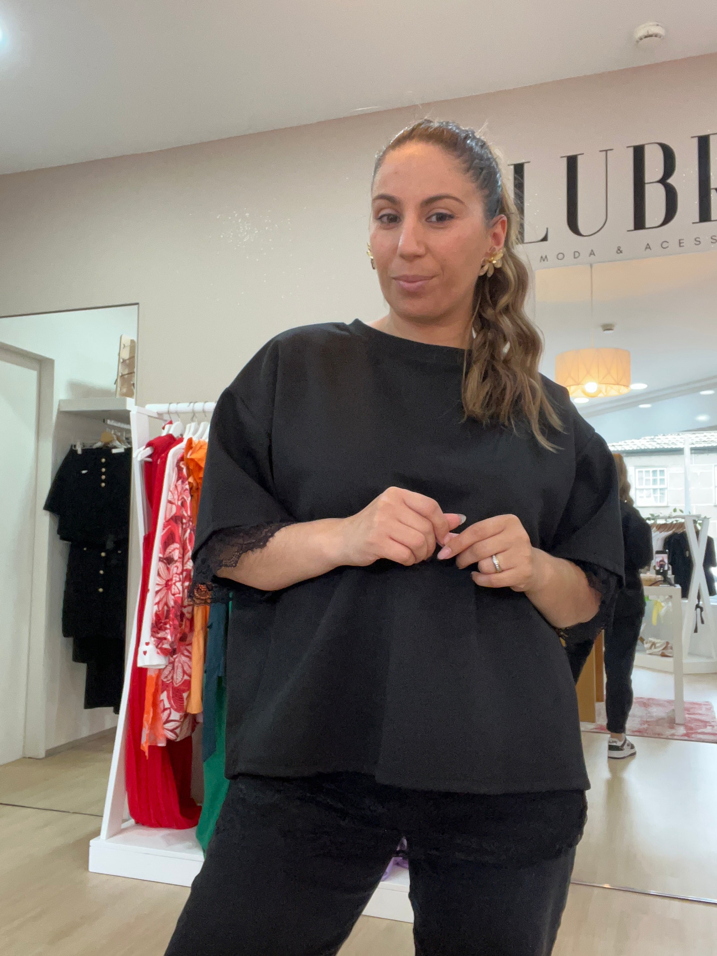 Blusa renda